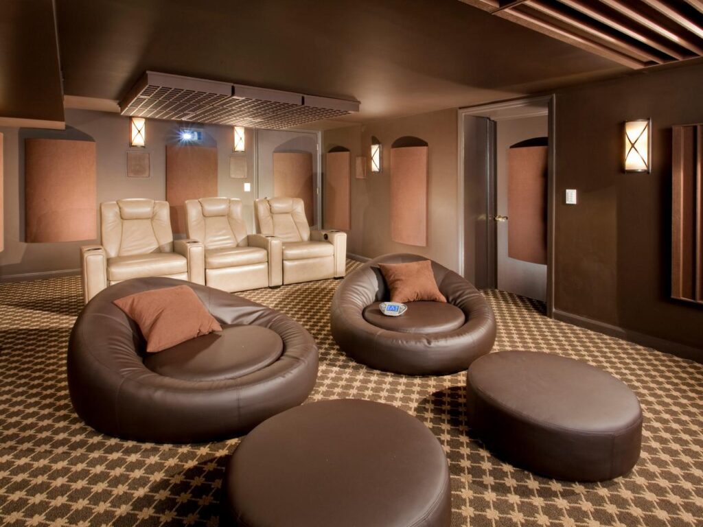 Image of Creative home theater seating