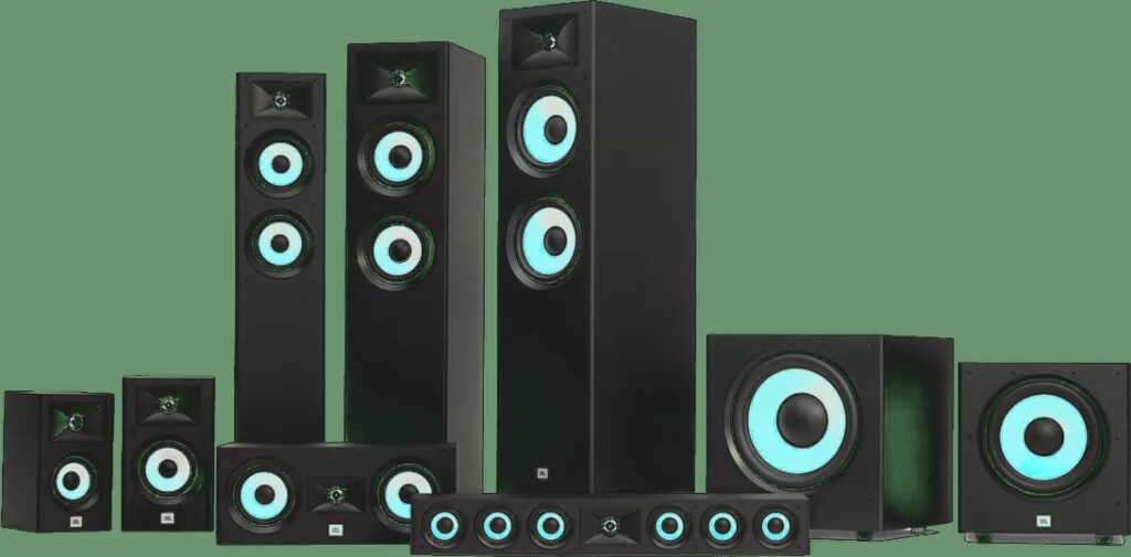 Image of JBL Home theater speakers