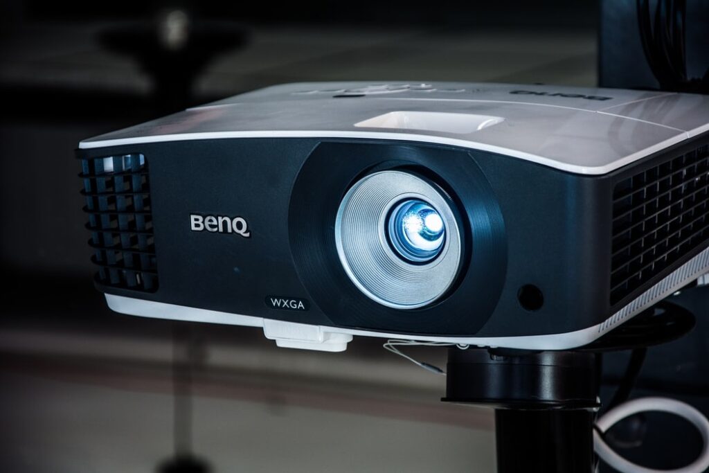 Image of branded projector